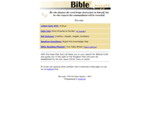 Tablet Screenshot of biblequizzes.com
